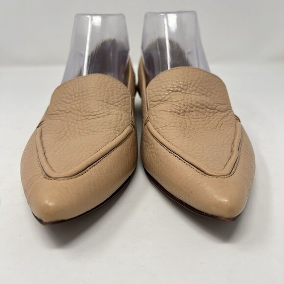 Vionic Noah Flats Womens 9.5 Tan Slip-On Pointed Toe Tumbled Leather - Picture 3 of 11